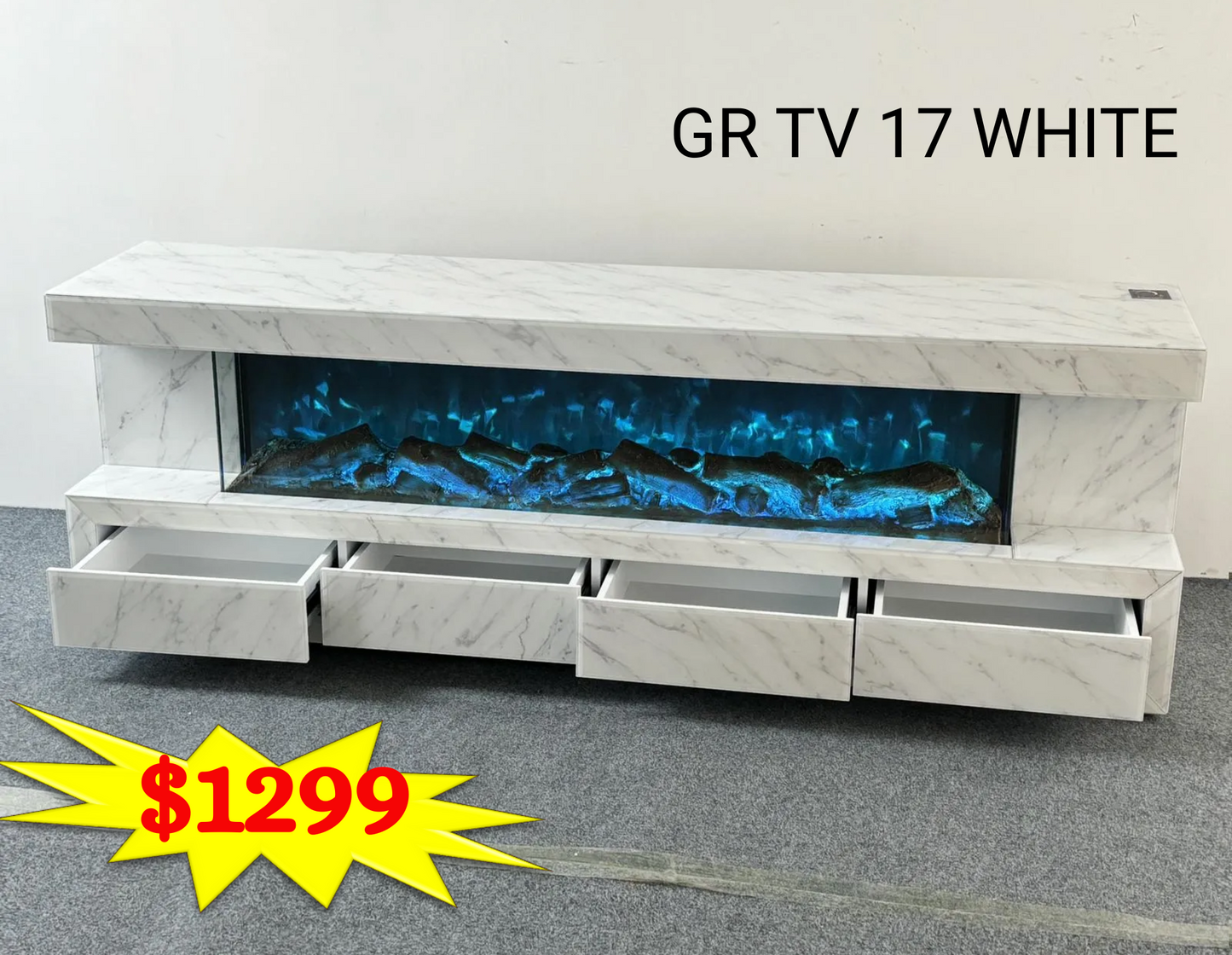 TV STAND TV17 WHITE