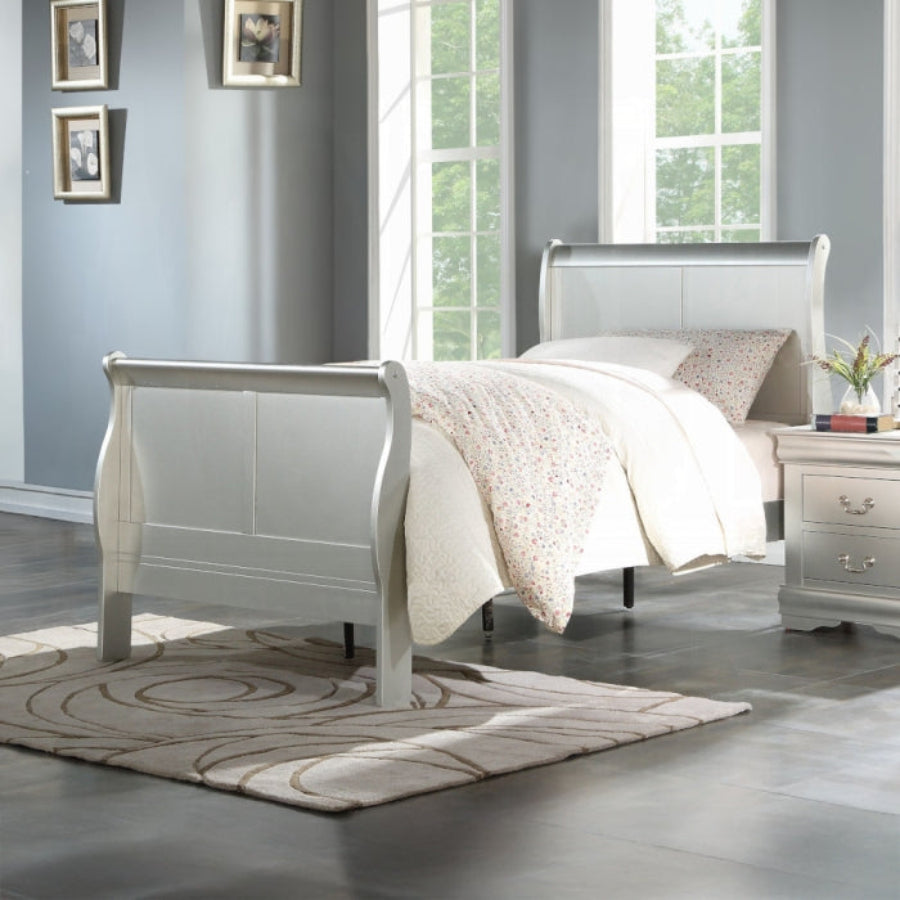 26710 TWIN BED SILVER