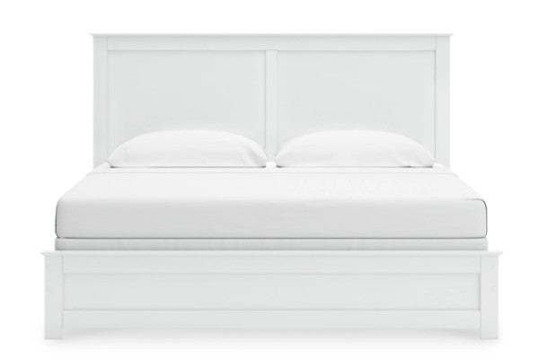 B139 KING BED WHITE