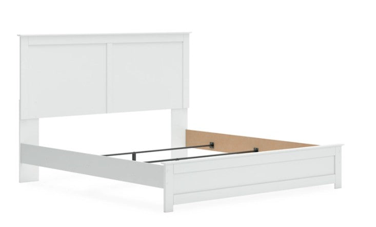 B139 KING BED WHITE