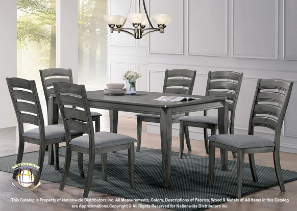 D255 TABLE WITH 6 CHAIRS