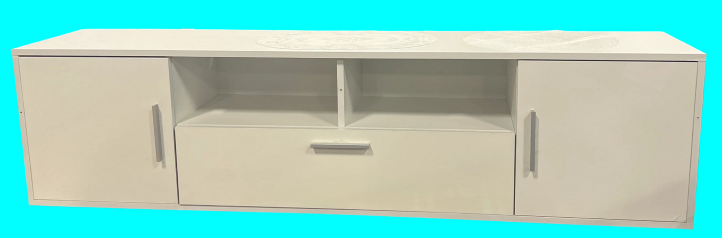 TV STAND TVSKZ1500W WHITE