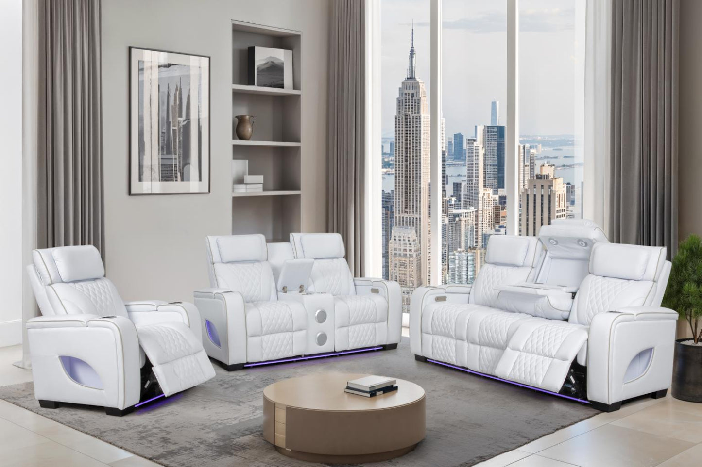 L663 POWER SOFA AND LOVESEAT