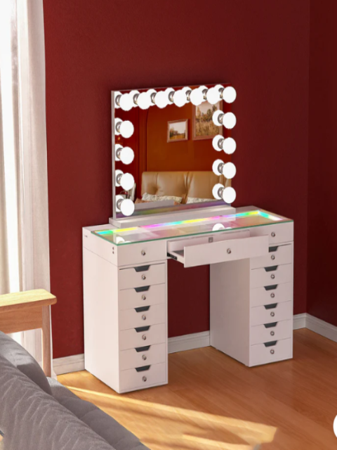 VANITY LISA WHITE