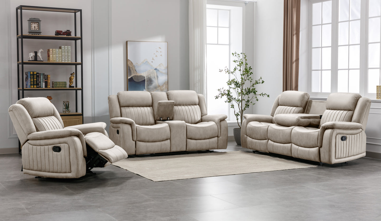 U146L Loveseat w/ Console & USB