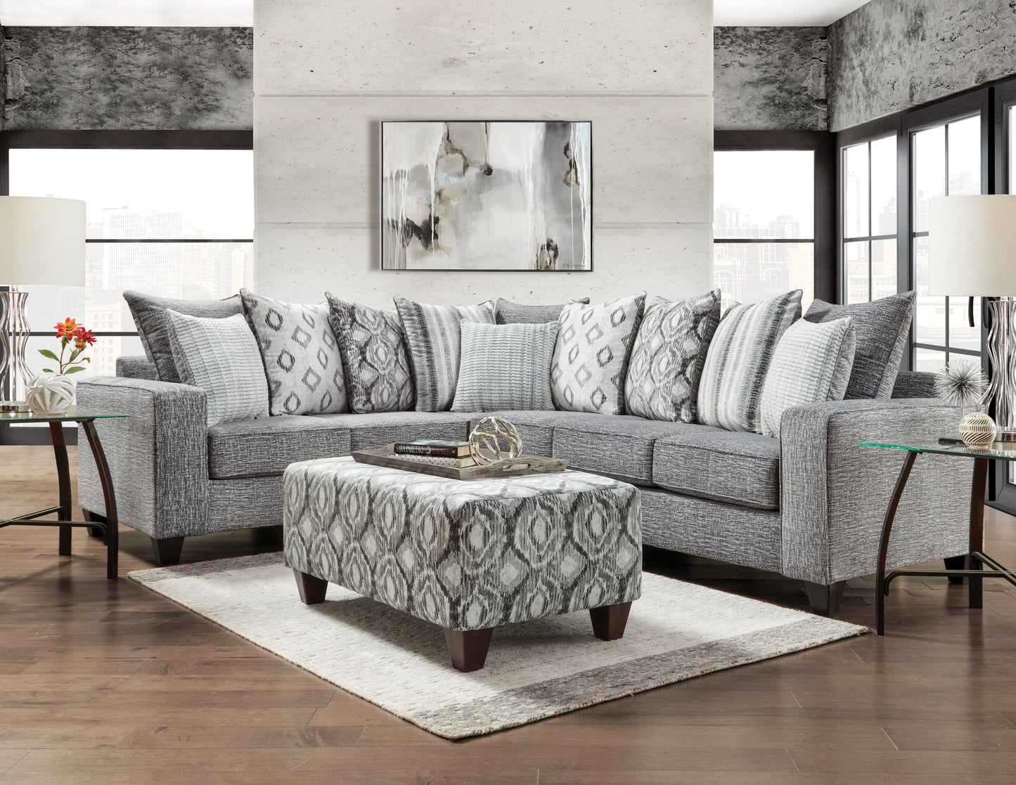 U346-2 2 PC. Sectional