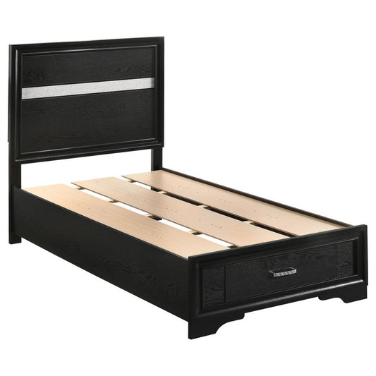 206361 TWIN BED BLACK