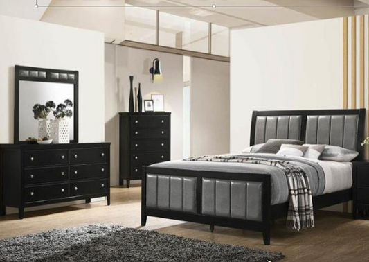 215861 QUEEN BED GROUP (QB & D & M & NS)