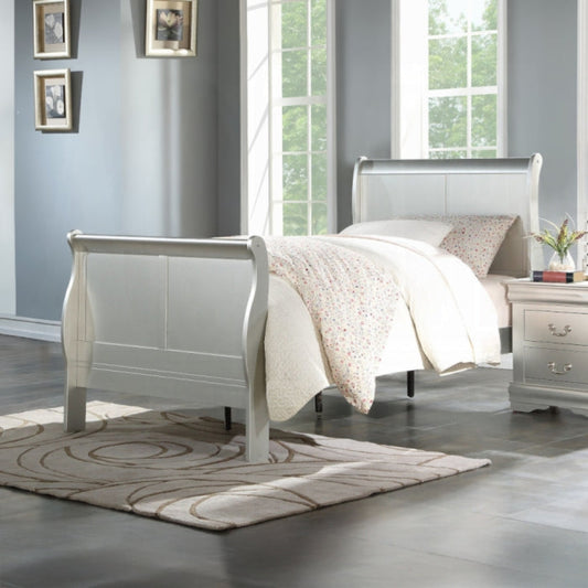 26710 TWIN BED SILVER