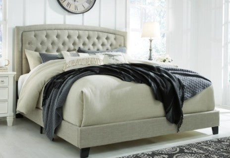 B090-781 QUEEN BED GREY