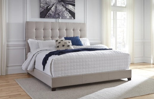 B130 QUEEN BED BEIGE