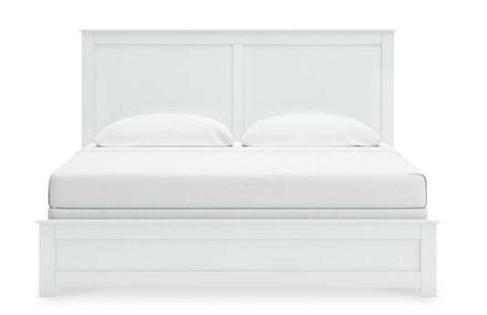 B139 KING BED WHITE