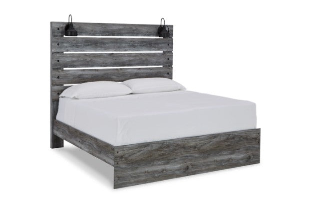 B221 QUEEN GREY BED