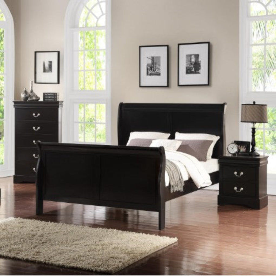 B415 TWIN BED BLACK