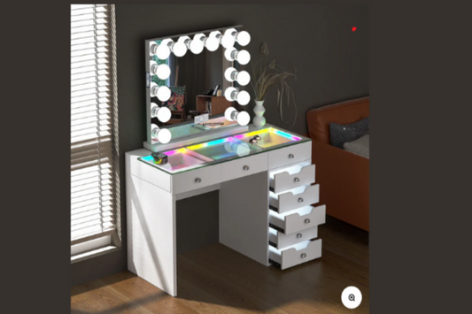 DIANA WHITE 8 DRAWERS