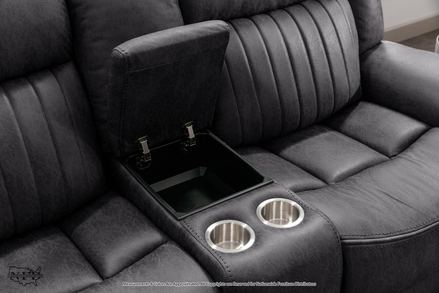 U145 SOFA AND LOVESEAT BLACK