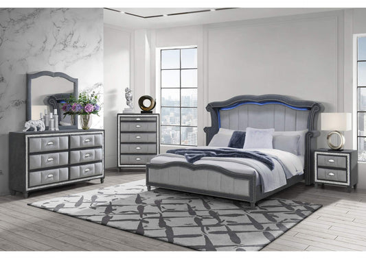 VANNA QUEEN BED 5 PCS GROUP