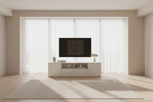 TV STAND TVSKZ1500W WHITE